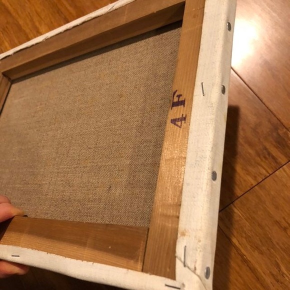 Still-life oil painting featuring quinces & crushed cherries - Picture 4 of 5